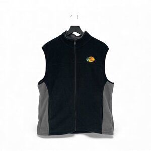 Bass Pro Shops Fleece Vest in Black Men’s size L Full Zip